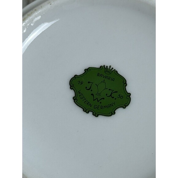 Set Of 4 Mugs Cups Ducks Waterfowl JKW Bavaria West Germany Cottage Cabin - Picture 10 of 12